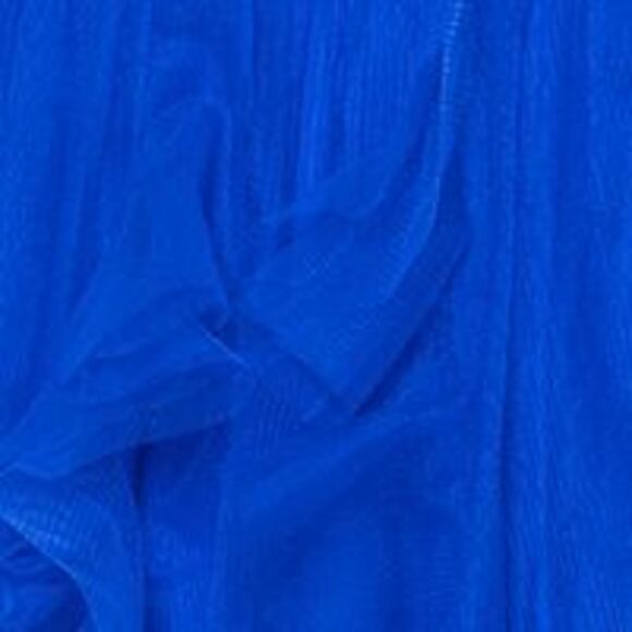 BLONDIE NITES Womens Blue Caged Midriff Padded Formal Dress Juniors 17 - Picture 4 of 4